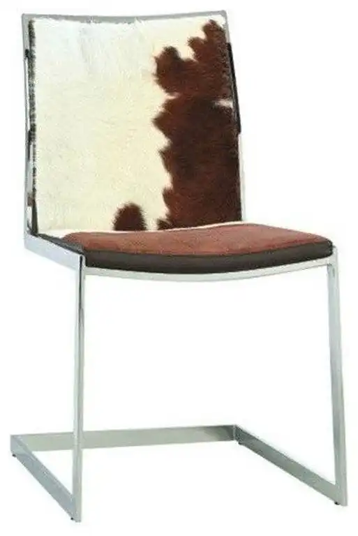 Luna Cowhide Sled Base Dining Chair