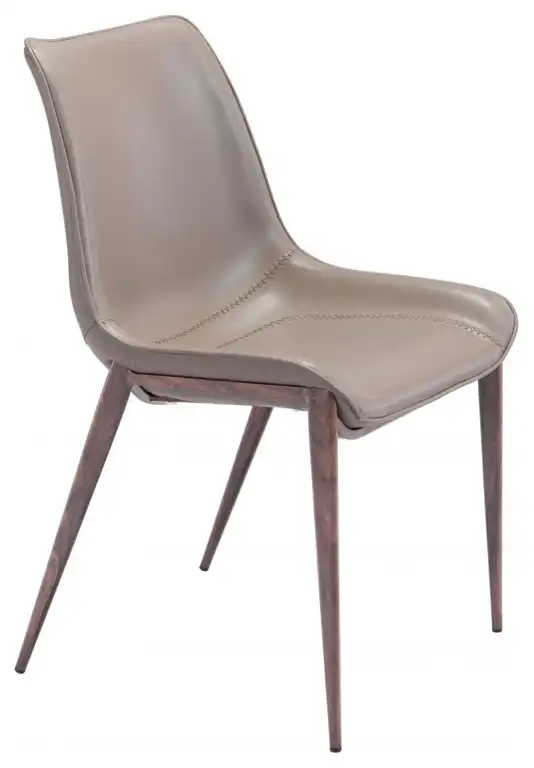 Magnus Dining Chair, Set of 2 Brown/Walnut