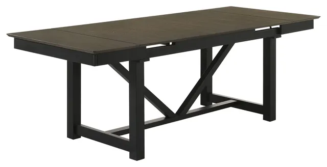 Malia Rectangular 87" Extension Leaf Dining Table Oak