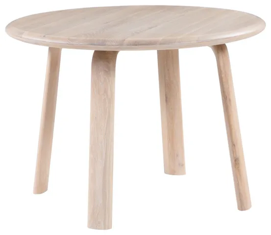 Malibu Round Dining Table White Oak