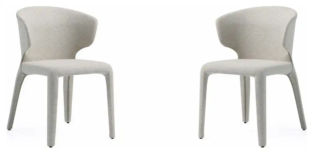Manhattan Comfort Conrad Dining Chair, Wheat, Set of 2