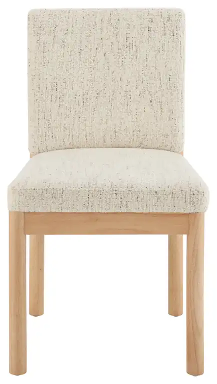 Melvin KD Chenille Dining Side Chair, Concord Cream