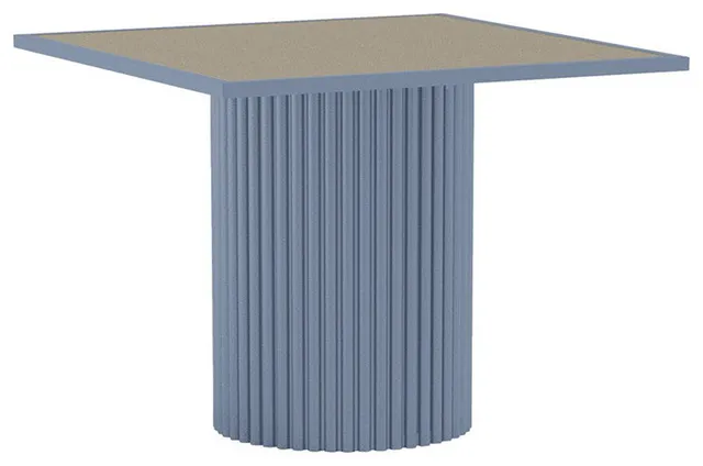 Milo 36" Square Dining Table, Sapphire