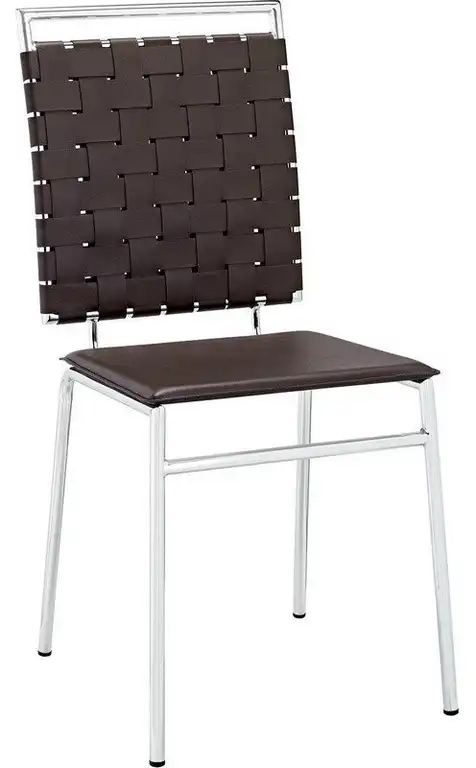 Modern Brown Fuse Dining Side Chair