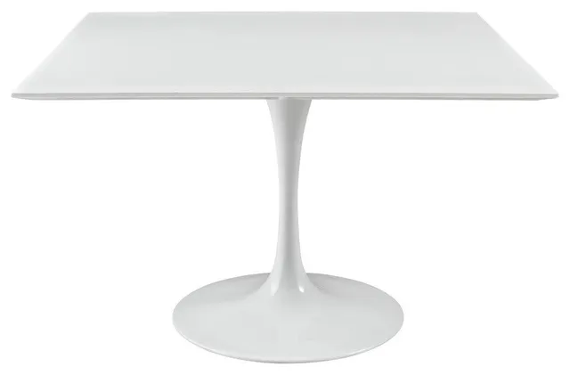Modern Contemporary Kitchen 47" Dining Table White
