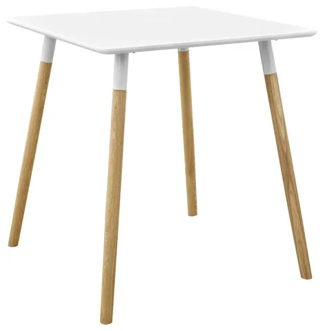 Modern Contemporary Urban Living Design Dining Room Dining Table, Wood, White