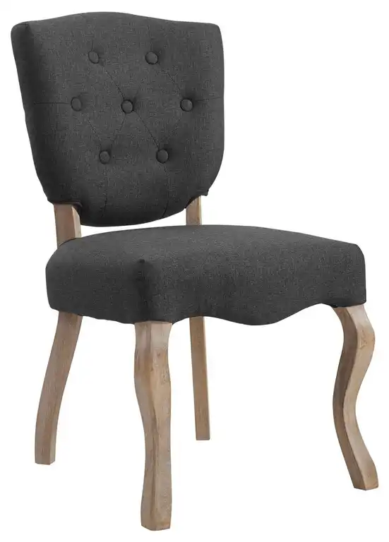 Modern Urban Living Dining Vintage Style Side Chair, Gray