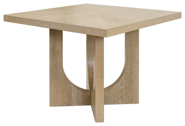Modern Wood Counter Height Kitchen Table, Light Brown