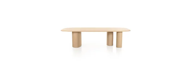 Modrest Summit Modern 118" Natural Ash Dining Table