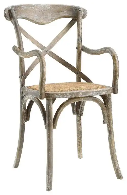 Modway Furniture Gear Dining Armchair, Gray