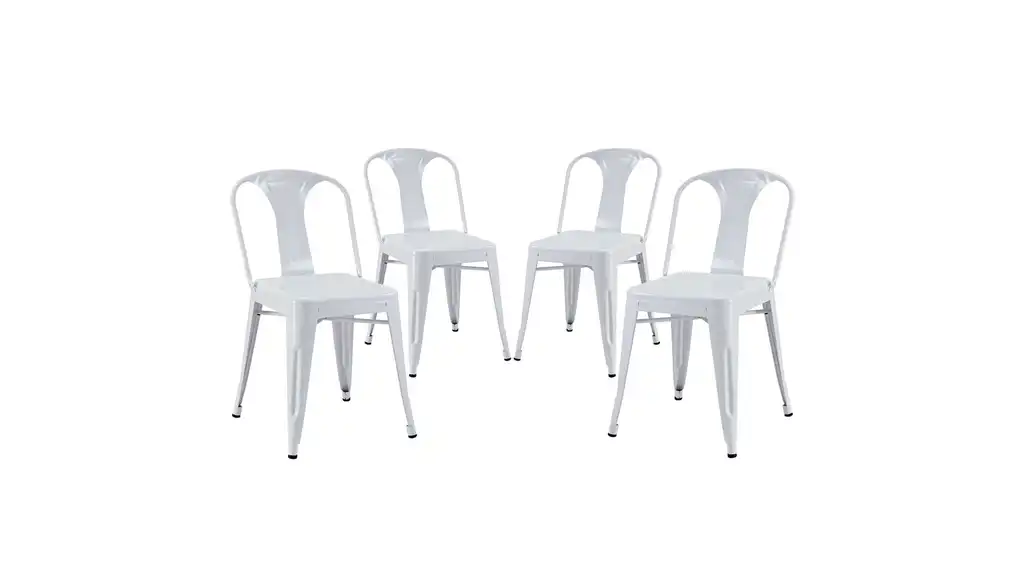 MODWAY Reception Dining Side Chair Set of 4