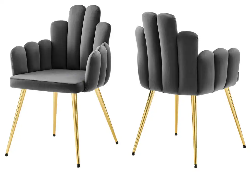 Modway Viceroy Performance Velvet dining chair Set of 2