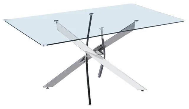 Monifah Dining Table Silver