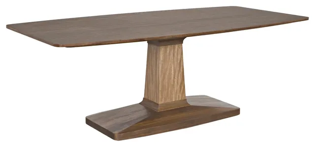 Noir Furniture Travis Table, Dark Walnut