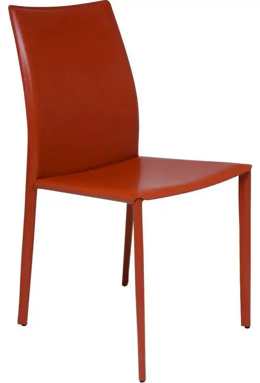 Nuevo Living Sienna Dining Chair, Ochre Leather