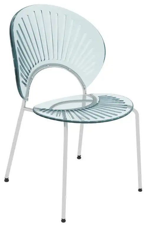 Opulent Series Modern Smoke Dining Chair Set of 4