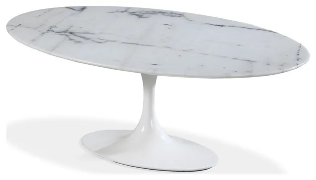 Oval Marble Dining Table Large