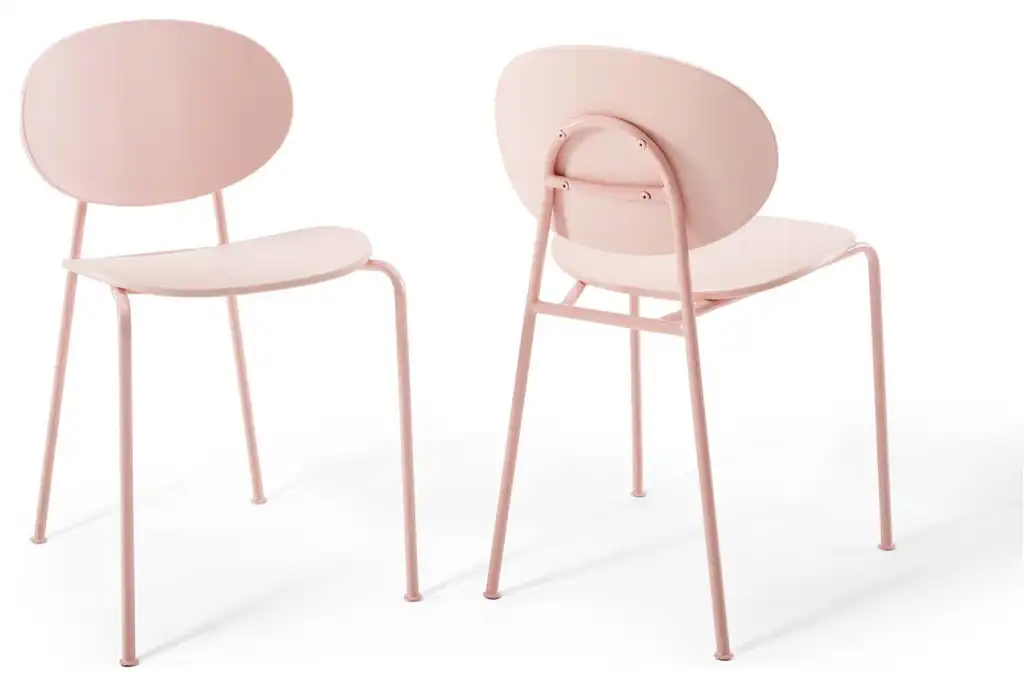 Palette Dining Side Chair Set of 2 EEI-3902-PNK