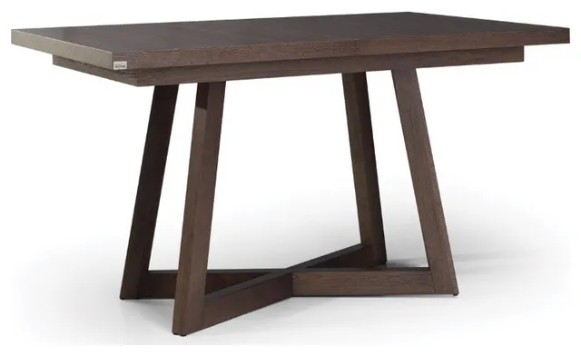 PARISH Wood Top Dinning Table with extension, Wood