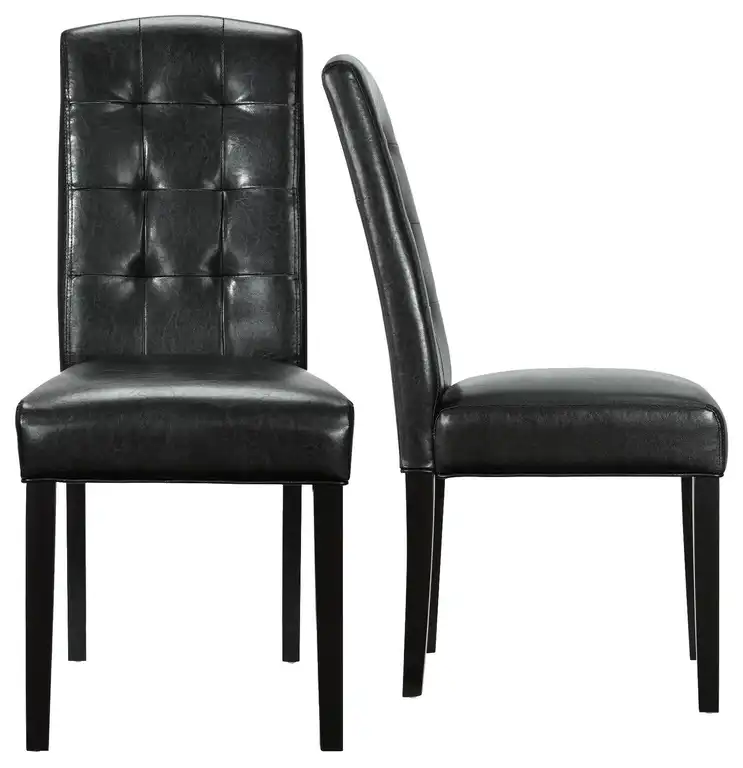 Perdure Dining Chairs Vinyl Set of 2