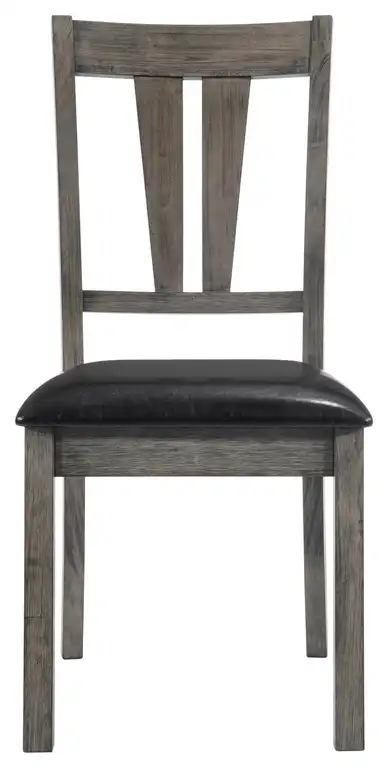 Picket House Furnishings Grayson Fan Back Chair With PU Seat