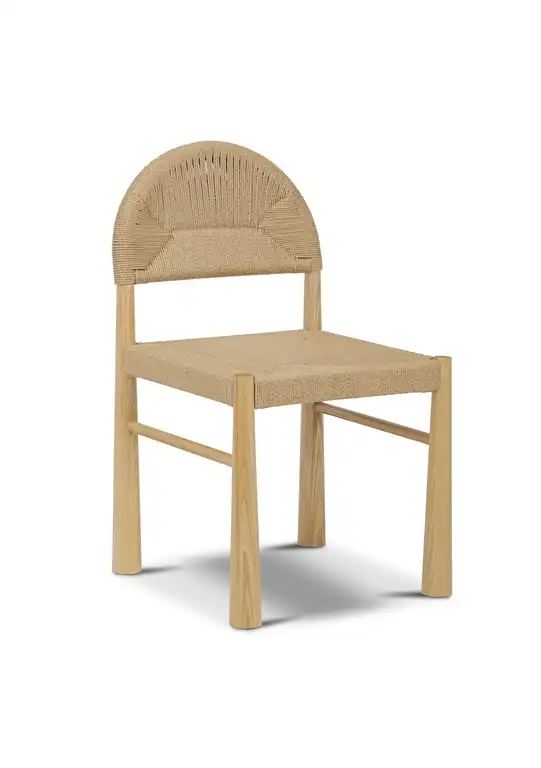 Poly and Bark Calgary Dining Chair in Natural