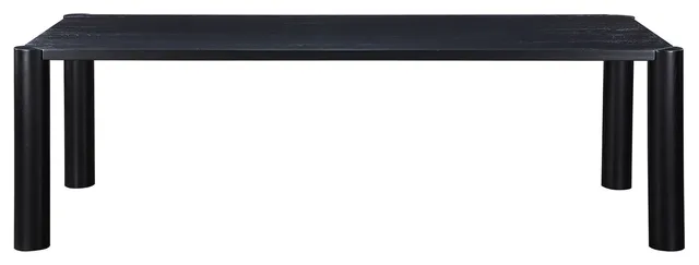 Post Black Large Dining Table
