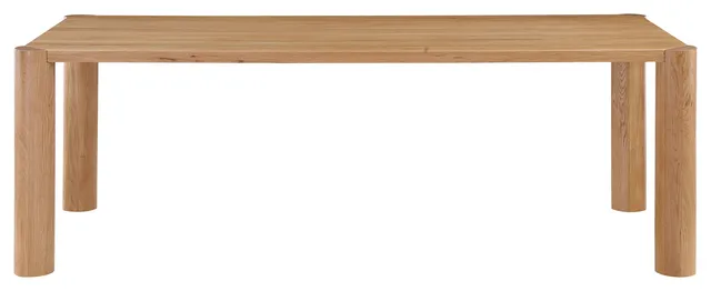 Post Dining Table Oak Natural