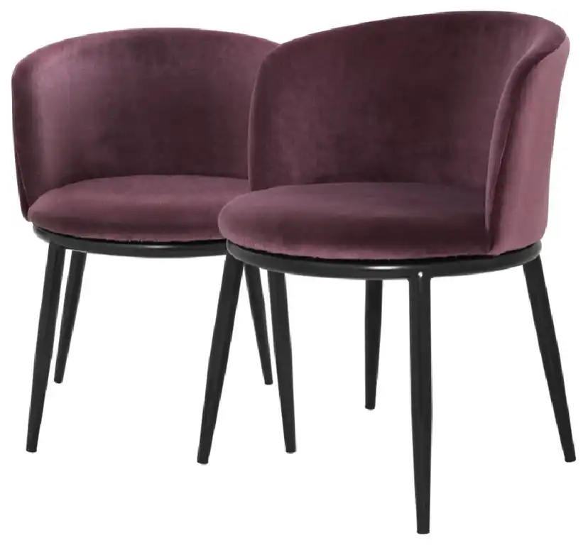 Purple Dining Chair Set Of 2 | Eichholtz Filmore