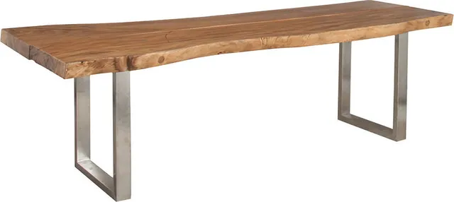 Reclaimed Slab Wood Dining Table