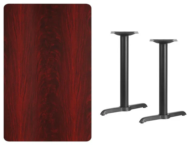 Rectangular Mahogany Table Top XU-MAHTB-3048-T0522-GG