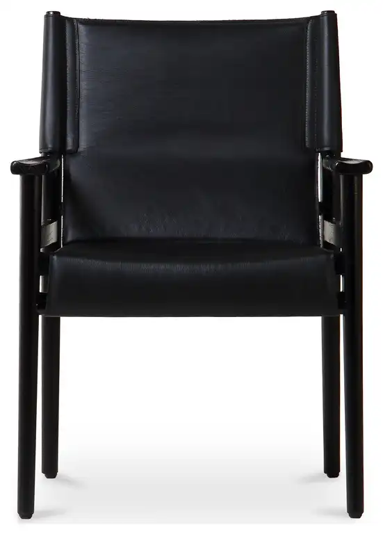 Remy Top-Grain Buffalo Leather Dining Chair