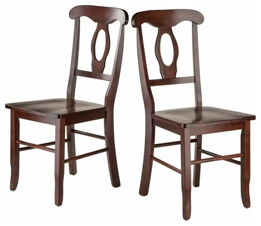 Renaissance 2-Piece Set Key Hole Back Chairs