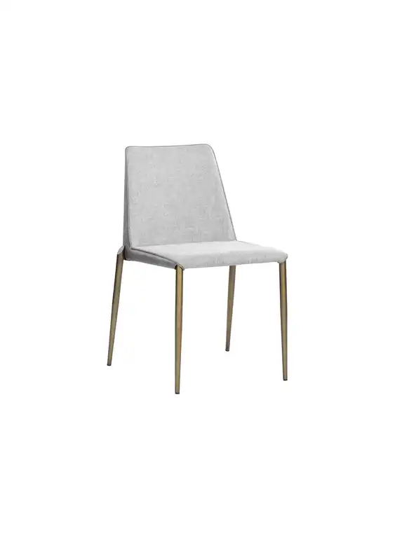 Renee Stackable Dining Chair, Set of 2, Grey