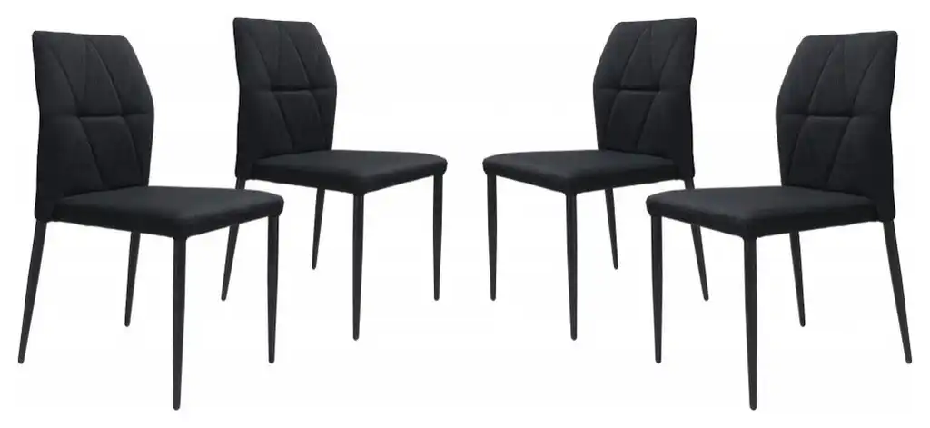 Revolution Dining Chair, Set of 4 Black