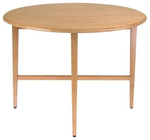 Round Drop Leaf Dining Table