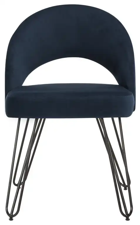 Safavieh Jora Retro Side Chair, Navy