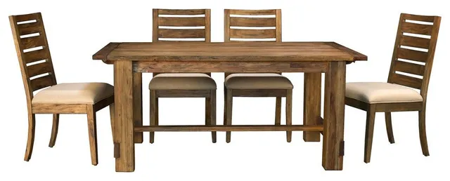 Salvage Mahogany Trestle Table, Belen Kox