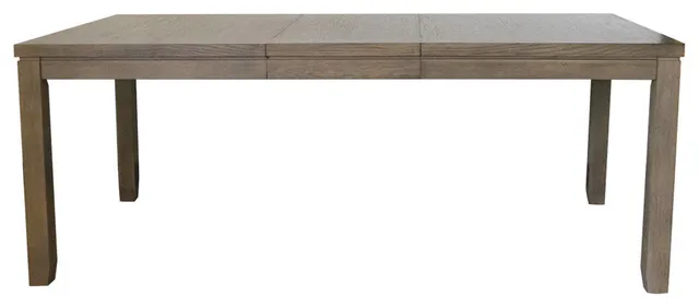Saunders Extension Dining Table, Brown Acacia Wood, Extendable
