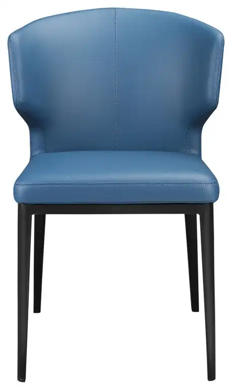 Side Chair Steel Blue (Set Of 2) Blue Contemporary