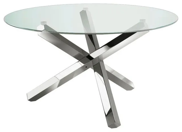 Siren Dining Table Silver