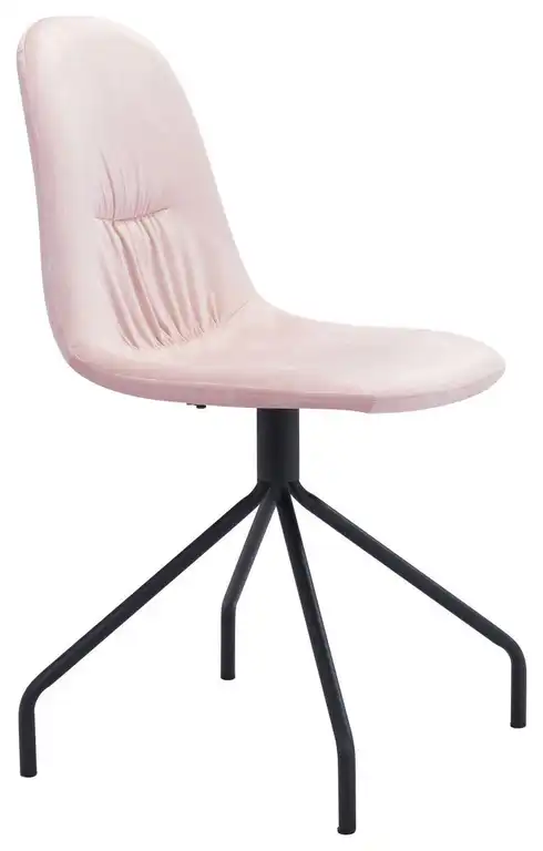Slope Dining Chair (set Of 2) Pink