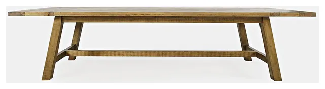 Solid Wood 127 Trestle Dining Table