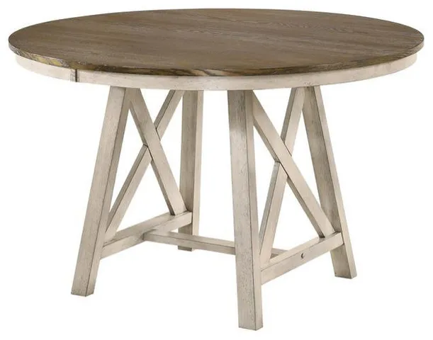 Somerset Round Table-Vintage White
