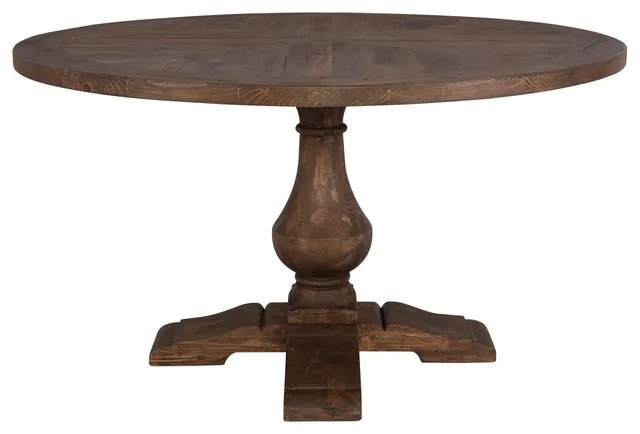 Stratford Wood Round Dining Table