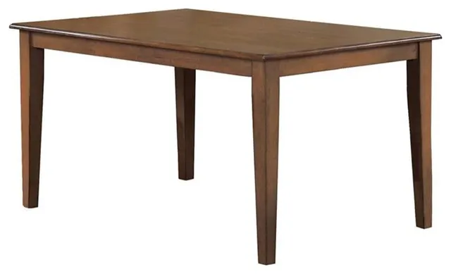 Sunset Trading Simply Brook 60" Rectangle Dining Table Amish Brown Solid Wood