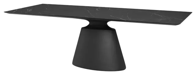 Taji Black Ceramic Dining Table, HGNE293