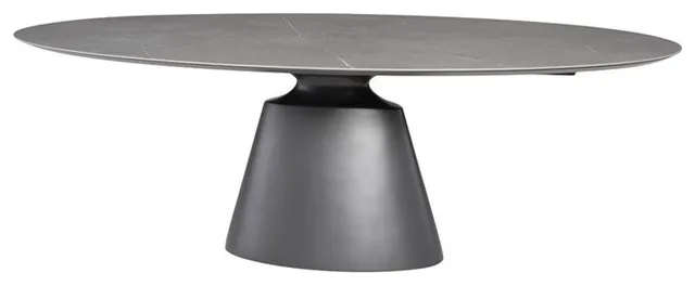 Taji Grey Ceramic Dining Table, HGNE324