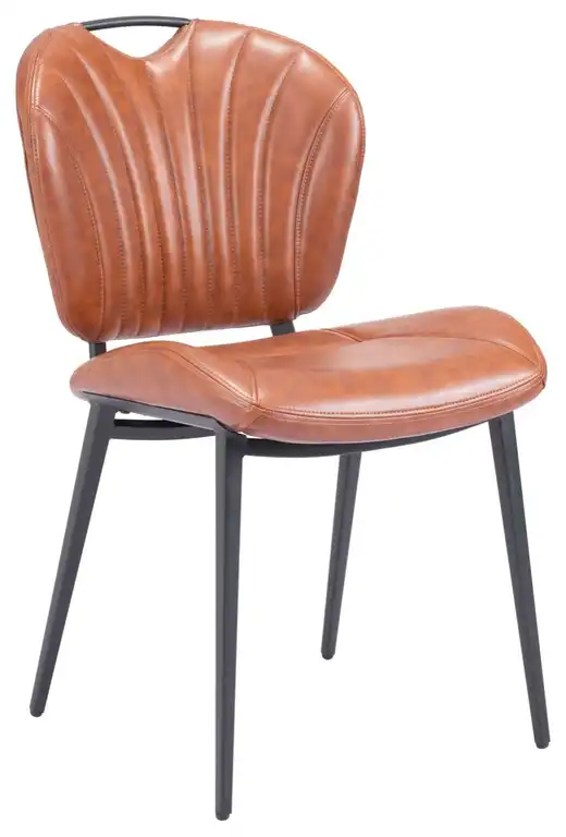 Terrence Dining Chair, Set of 2 Vintage Brown