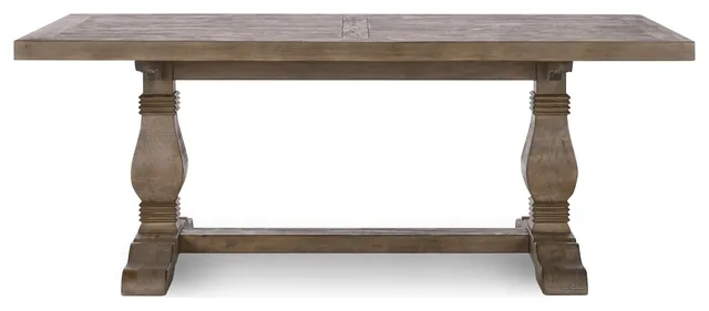 The Quincy Dining Table by Kosas Home , Desert Gray, 78"